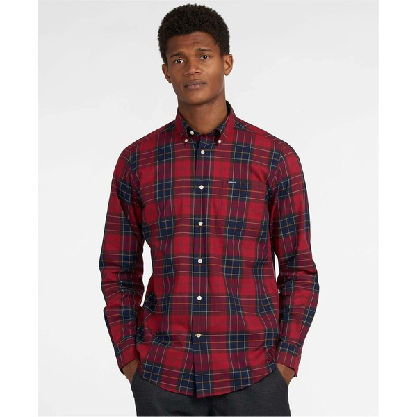 Barbour Wetherham Tailored Shirt Red