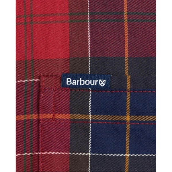 Barbour Wetherham Tailored Shirt Red