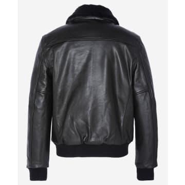 Schott Nyc Vintage A-2 Flight Jacket Black