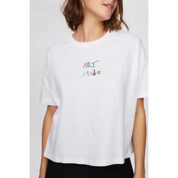 Art T-shirt In Bright White