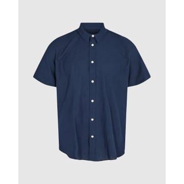 Eric 9802 Short Sleeve Shirt - Navy Blazer