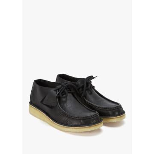 Mens Desert Nomad Shoes In Black Leather