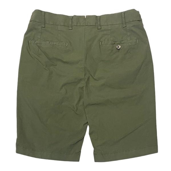 Recco Cotton Chino Shorts In Green