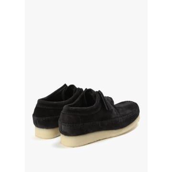 Mens Weaver Suede Shoes In Black