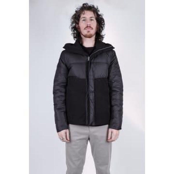 Reversible Water-Repellent Cotton Jacket Black