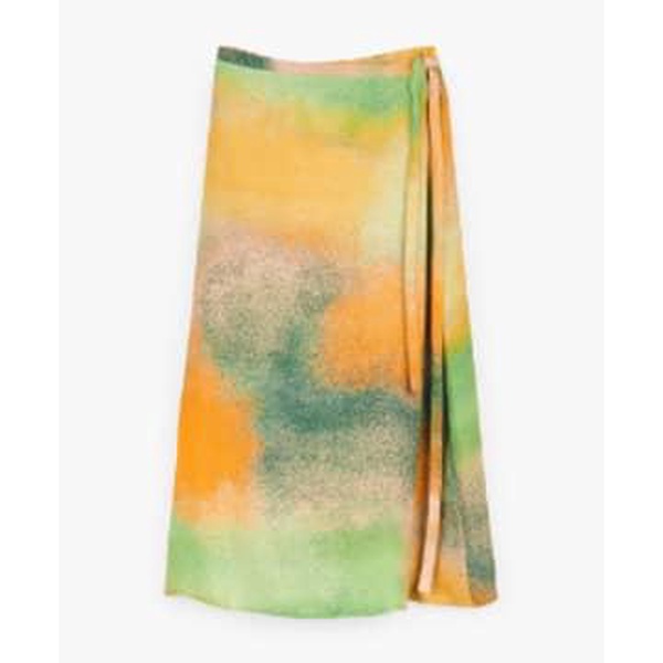 Waani Midi Skirt Light Orange