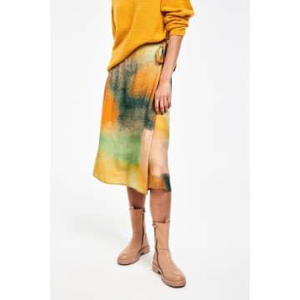 Waani Midi Skirt Light Orange