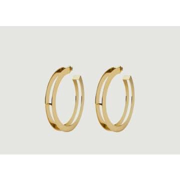 Gold Opus Hoop Earrings