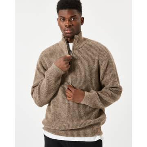 Blain Knit Light Grey Melange