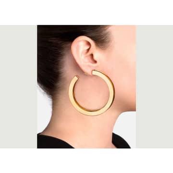 Gold Opus Hoop Earrings