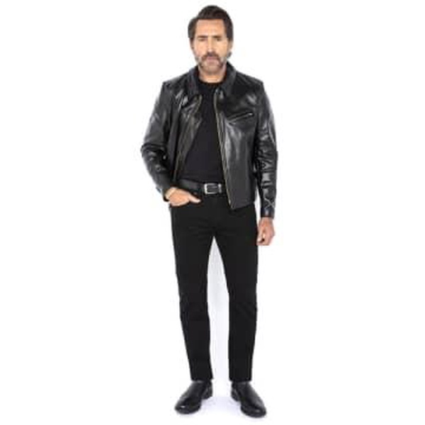 Biker Horsehide Leather Jacket 689h