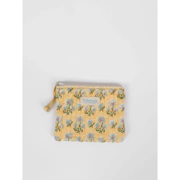 Posie Cosmetic Purse Zip Pouch - Buttermilk