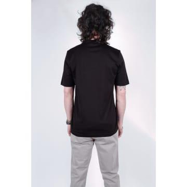 Regular Fit Cotton Jersey T-Shirt Black