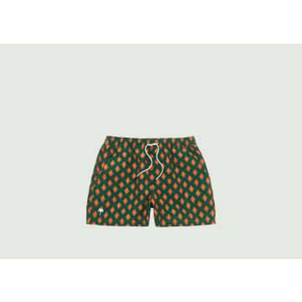 Smokin Rustic Geometric Swim Shorts