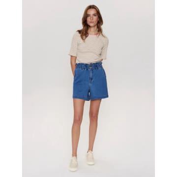 Nululu Denim Shorts - Medium Blue