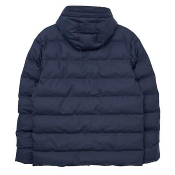 Hrom Raincoat Padded Jacket Navy