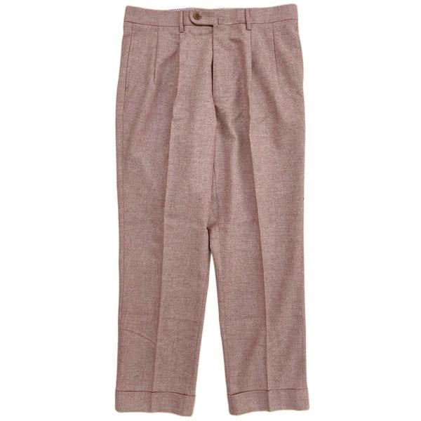 Wool 2 Pleates Chino Pants In Rose