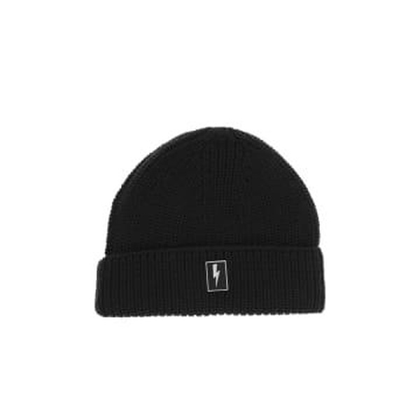 Enamel Badge Bolt Logo Beanie