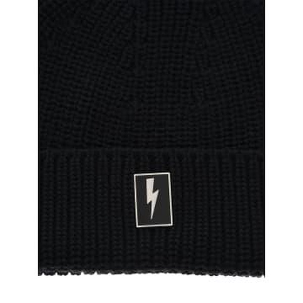 Enamel Badge Bolt Logo Beanie