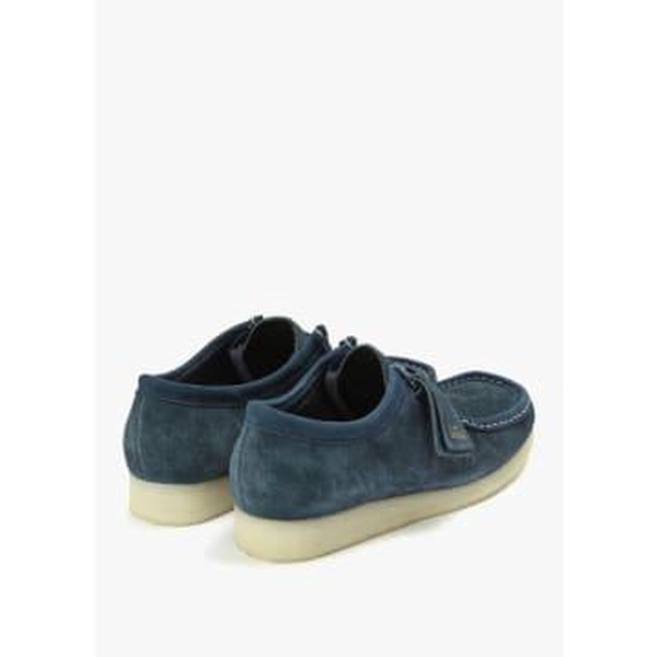 Mens Wallabee Suede Shoes In Navy