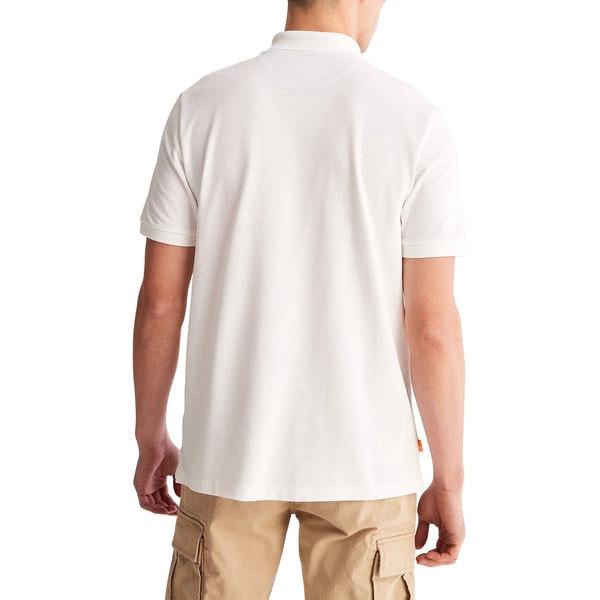 Millers River Pique Polo - White