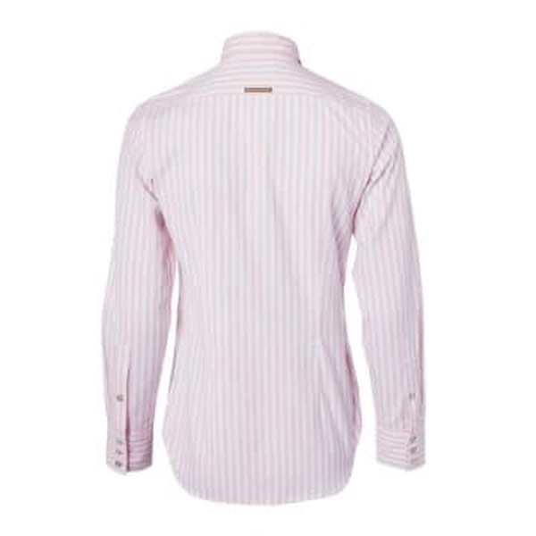 Holland Cooper Classic Button Down Shirt Col: Pink Stripe, Size: 12