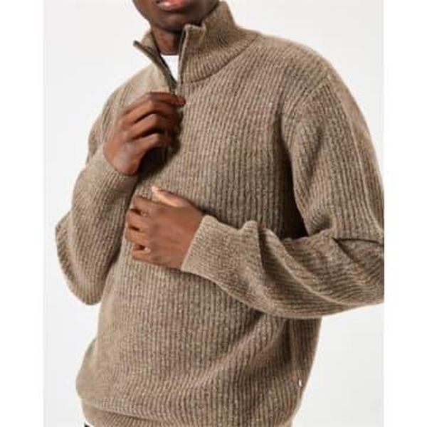 Blain Knit Light Grey Melange