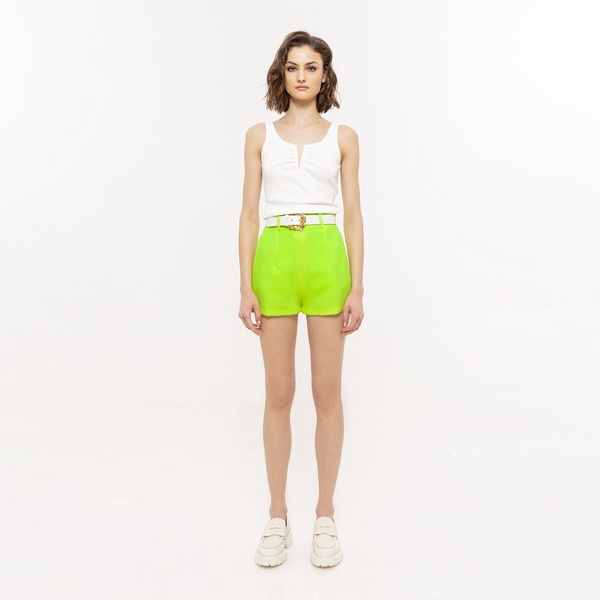 High Waisted Shorts Green