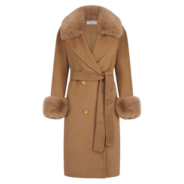 Buckingham Cashmere Coat - Tan