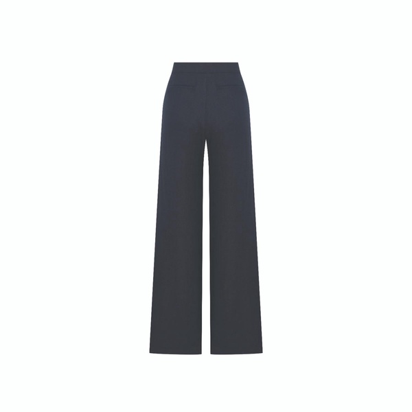 Millie Linen Trousers In Dark Navy