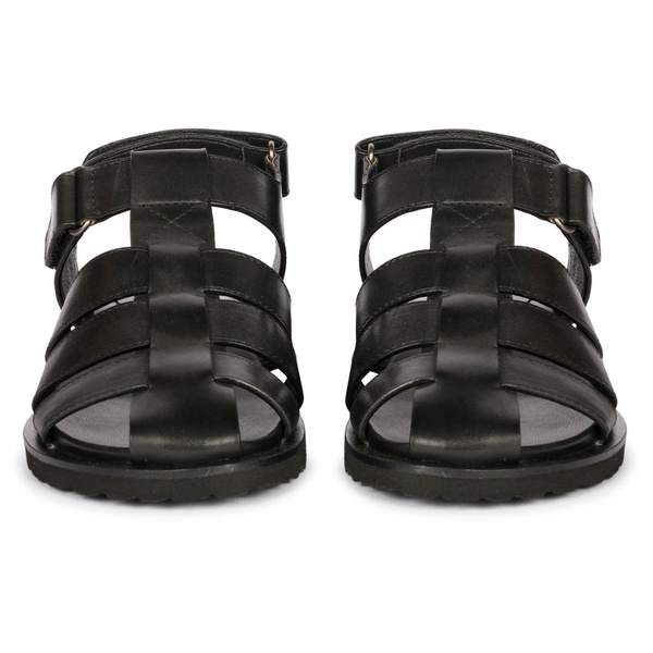 Neive Black - Flat Sandals