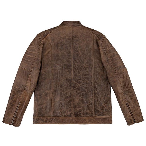 Death Valley Racer Leather Jacket- Brown