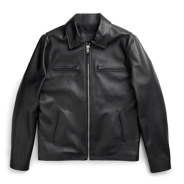 Rainier Moto Leather Jacket - Black