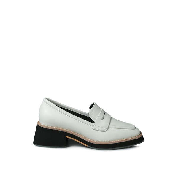 Moore Lead Lady Loafers - White