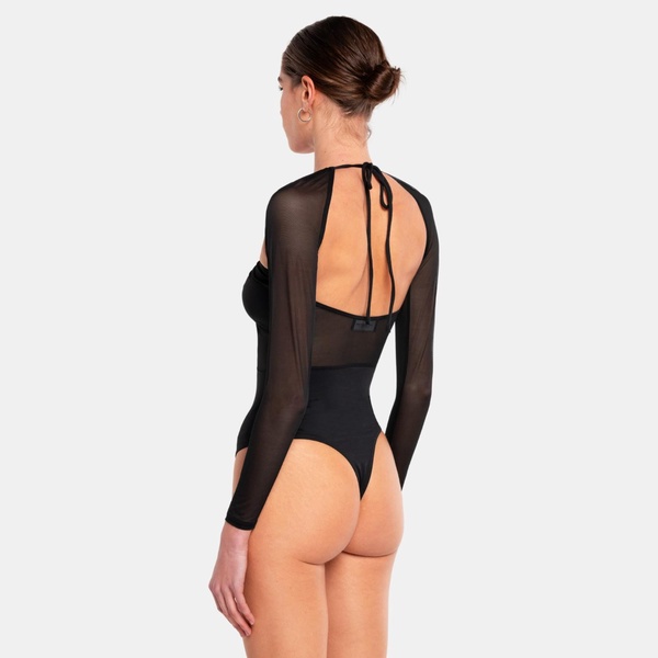 Margot Mesh Bodysuit - Black