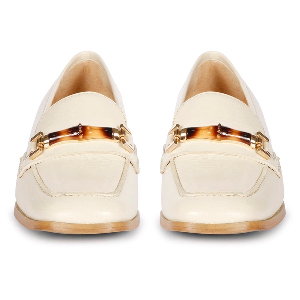 Jenah Off White - Flat Loafers