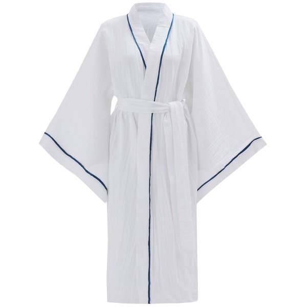 Sandal Muslin Kimono - White