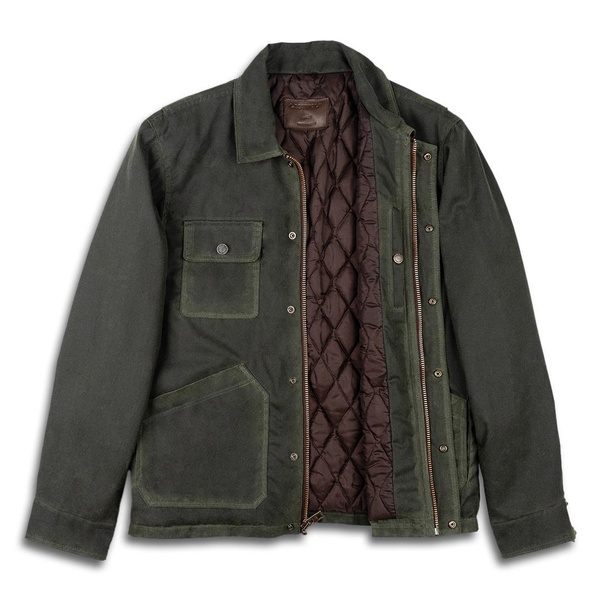 Ranger Wax Canvas Work Jacket - Forest Green