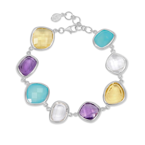 Candy Pebble Bracelet In Silver