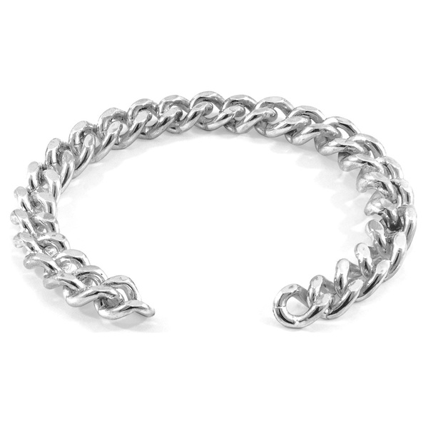 Crossjack Sail Silver Chain Bangle