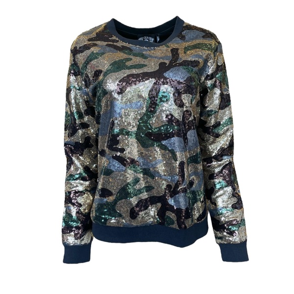 Men's Camo Sequin Sweatshirt