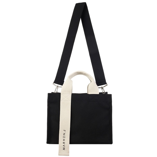 Canvas Shoulder Bag - Rico - Black