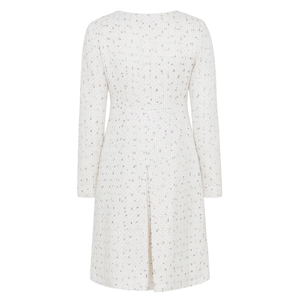 Josie Coat Ivory Ice Boucle