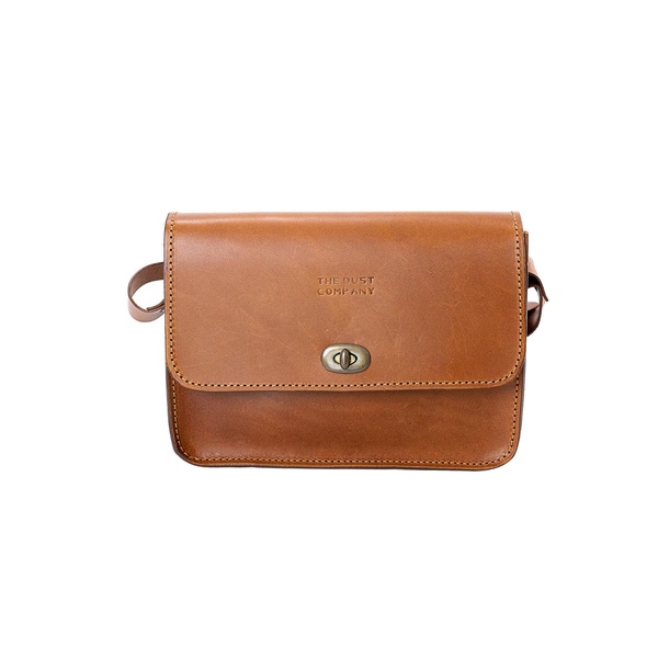 Leather Crossbody Cuoio Brown