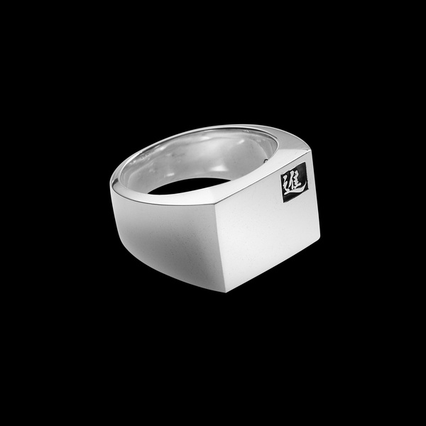 Ascend Signet Ring - Sterling Silver