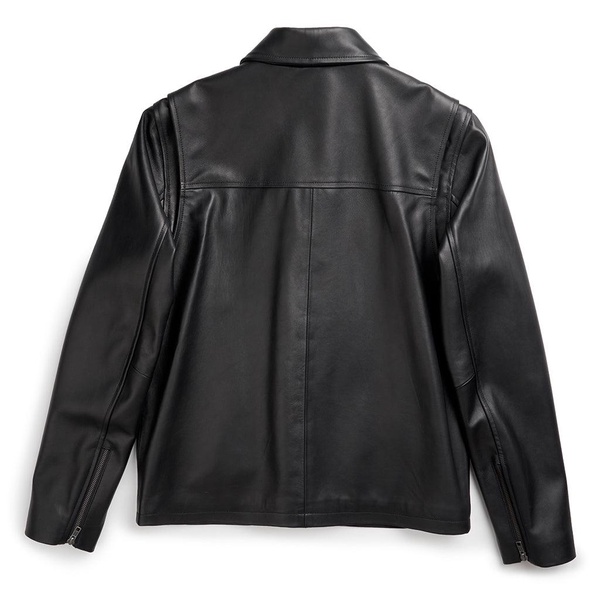 Rainier Moto Leather Jacket - Black