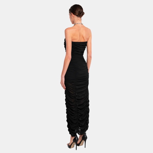 Sandy Chiffon Maxi Dress - Black