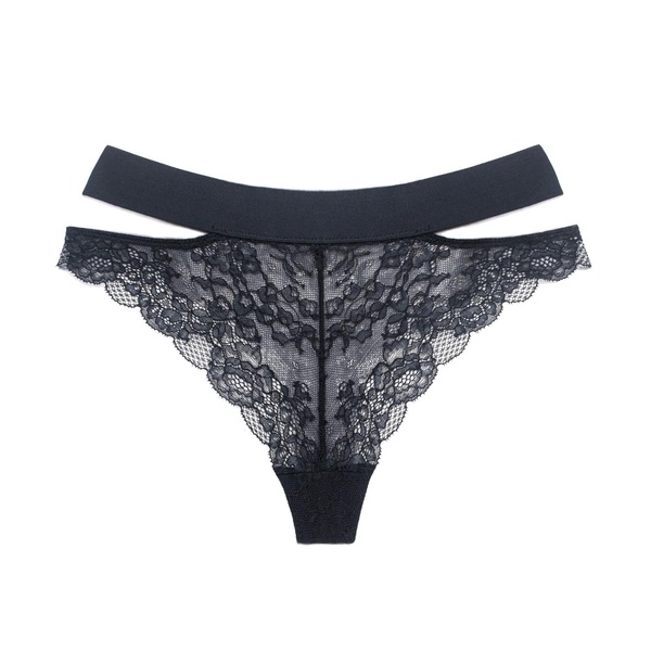 Wild Lace Cheeky Panty Black