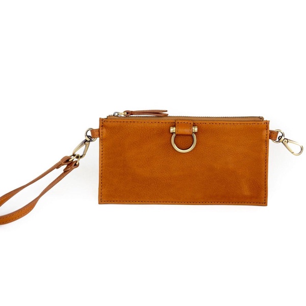 Evelyn Wristlet Wallet - Whisky