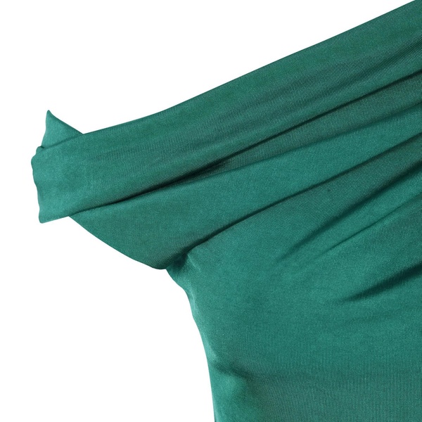 La La Land Green Twist Shoulder Dress